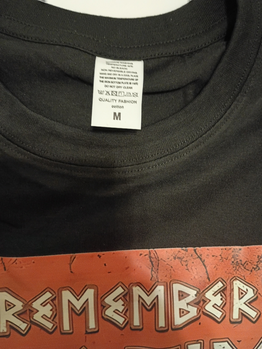 Remember The Time Graphic Tee - Black with Orange & Yellow Comic Art - Picture 5 of 5